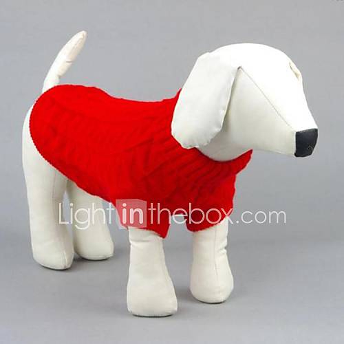 Mode für Haustiere schöne süße Wollfaden weben Pullover für Haustiere Hunde (Farbe sortiert, Größen)