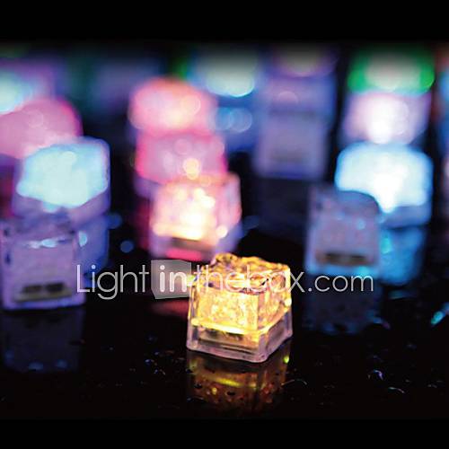 36pcs Eiswürfel LED-Licht-Party Hochzeit Weihnachten Gaststätte