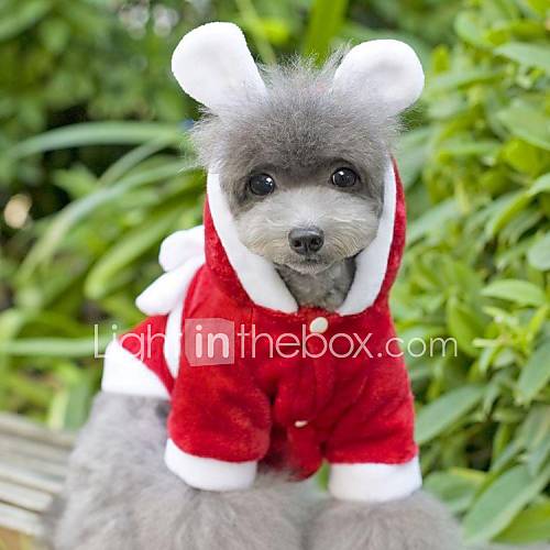 Pet Fashion Christmas Bowknot Rabbit Hat Fleece for Pets Dogs (Assorted Color, Sizes)