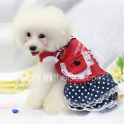 Mode für Haustiere schöne Punkte ray Seidenrock für Haustiere Hunde (Farbe sortiert, Größen)