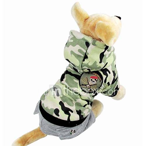 Baumwolle Luftwaffe gepolsterte Tarnung clothingfor Hunde und andere Haustiere (farblich sortiert, Größe)