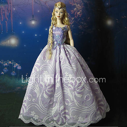 Barbie Traum Lila chinesischen Stil Hochzeitskleid