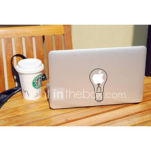 skinat abnehmbaren diy lustige nette shapelamp Glühbirne Tablet und Laptop Aufkleber für Sie Tablett und MacBook Air 135  205mm