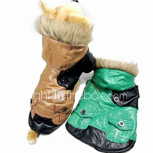 Baumwolle fg Mode Jacke Mantel für Hunde und andere Haustiere (farblich sortiert, Größe)