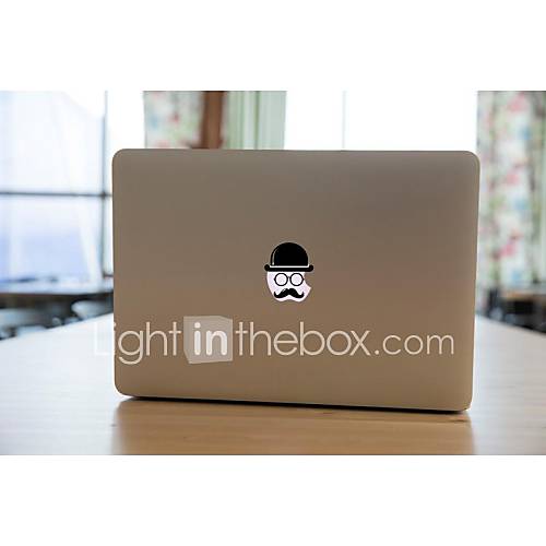 skinat abnehmbaren diy Mode lustig coole Gentleman Tablet und Laptop Aufkleber für Sie Tablett und MacBook Air 10  10