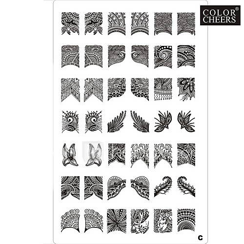 42 Pattern Nail Art Stamp ...
