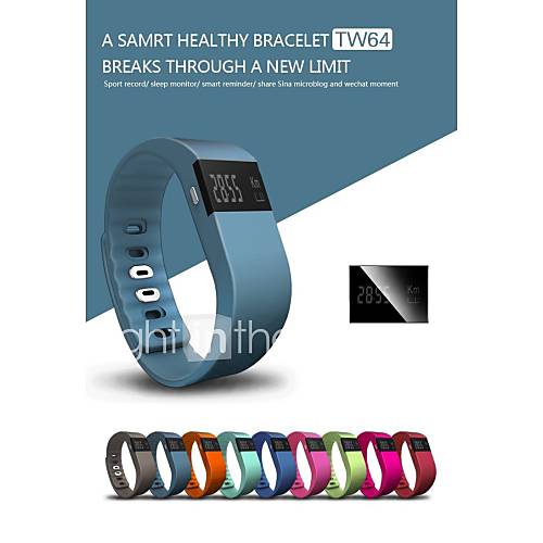 TW64 SmartBand Bracelet Wearable Life ...