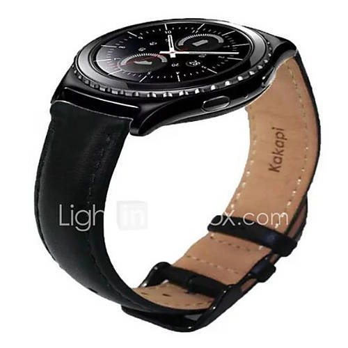 Leather Watchband For Samsung GEAR ...
