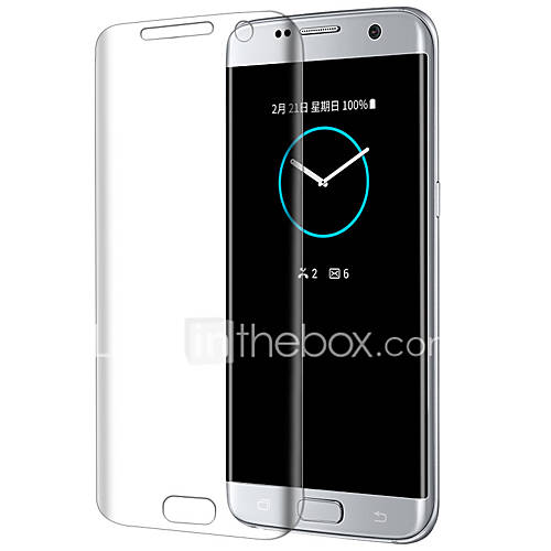 Para samsung s7edge cobertura de pantalla completa de alta definición de protección de la pantalla del teléfono móvil película de vidrio Para samsung s7edge cobertura de pantalla completa de alta definición de protección de la pantalla del teléfono móvil película de vidrio