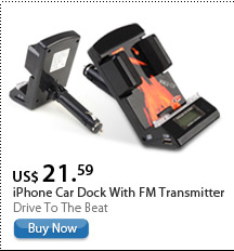 iPhone Car Dock With FM Transmitter