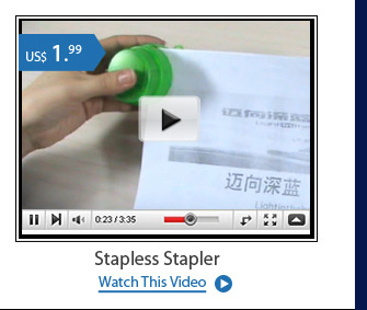 Stapless Stapler