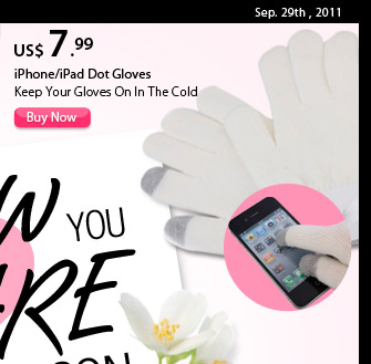 iPhone/iPad Dot Gloves