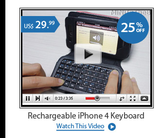 Rechargeable iPhone 4 Keyboard