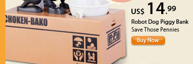 Robot Dog Piggy Bank