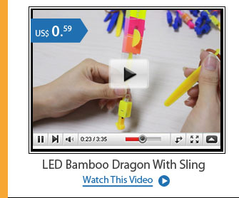LED Bamboo Dragon With Sling