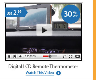 Digital LCD Remote Thermometer