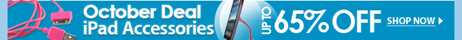 October Deal iPad Accessories Up To 65% OFF