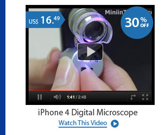 iPhone 4 Digital Microscope & LED Head