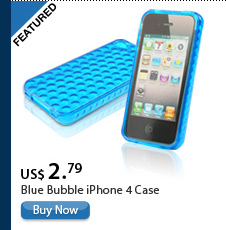 Blue Bubble iPhone 4 Case 
