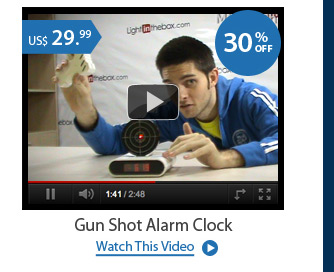 Gun Shot Alarm Clock