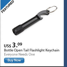 Bottle Open Tail Flashlight Keychain