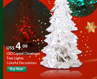 LED Crystal Christmas Tree Lights