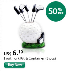 Fruit Fork Kit & Container (5 pcs)
