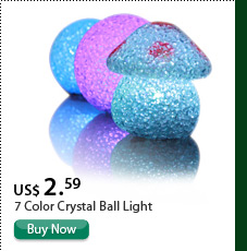 7 Color Crystal Ball Light