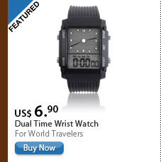Dual Time Wrist Watch 