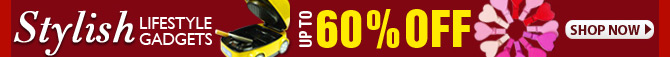 Stylish Lifestyle Gadgets  Up To 60% OFF