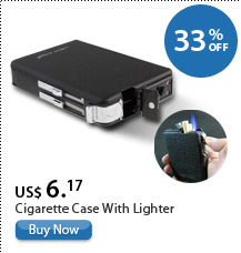 Cigarette Case With Lighter