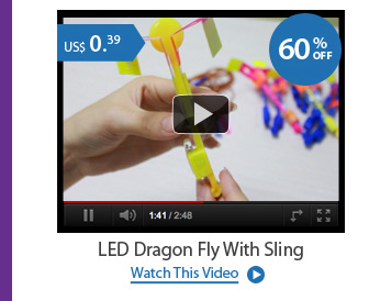 LED Dragon Fly With Sling 