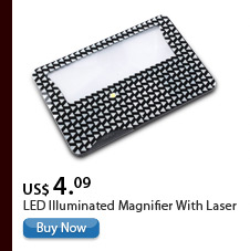 LED Illuminated Magnifier With Laser