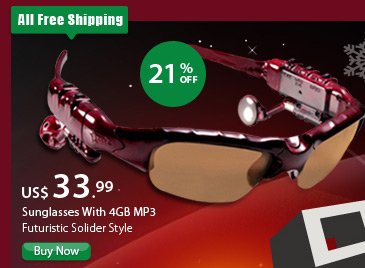 Sunglasses With 4GB MP3
