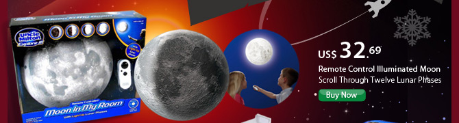 Remote Control Illuminated Moon