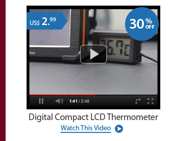 Digital Compact LCD Thermometer 