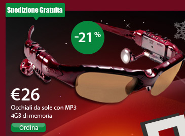 Occhiali da sole con MP3