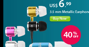 3.5 mm Metallic Earphones