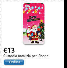 Custodia natalizia per iPhone 