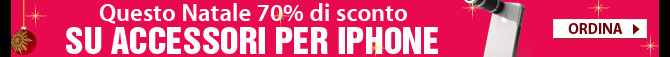 Questo Natale 70% di sconto su accessori per iPhone