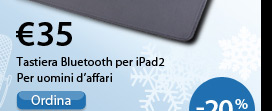 Tastiera Bluetooth per iPad2