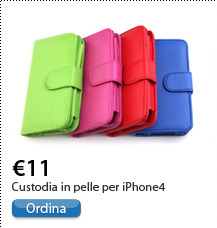 Custodia in pelle per iPhone4