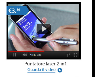 Puntatore laser 2-in1