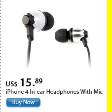 iPhone 4 In-ear Headphones With Mic 