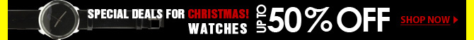 Special Deals For Christmas! Watches Up To 50% OFF
