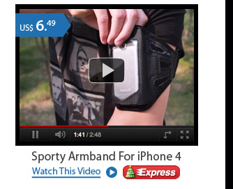 Sporty Armband For iPhone 4