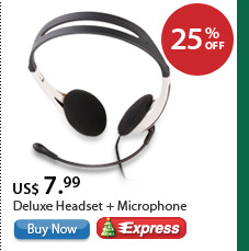 Deluxe Headset + Microphone