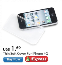 Thin Soft Cover For iPhone 4G
