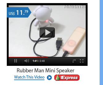 Rubber Man Mini Speaker