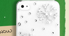 Diamond Snowflake iPhone 4 Case 